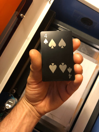 Metal Four Playing Card for Poker and Gaming Enthusiasts, Luxury Premium Choice of Colors