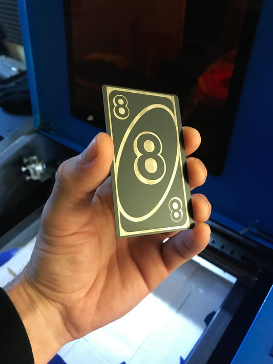 Personalized Engraved Metal Playing Cards for Any Game - Unique Gift for Gamers