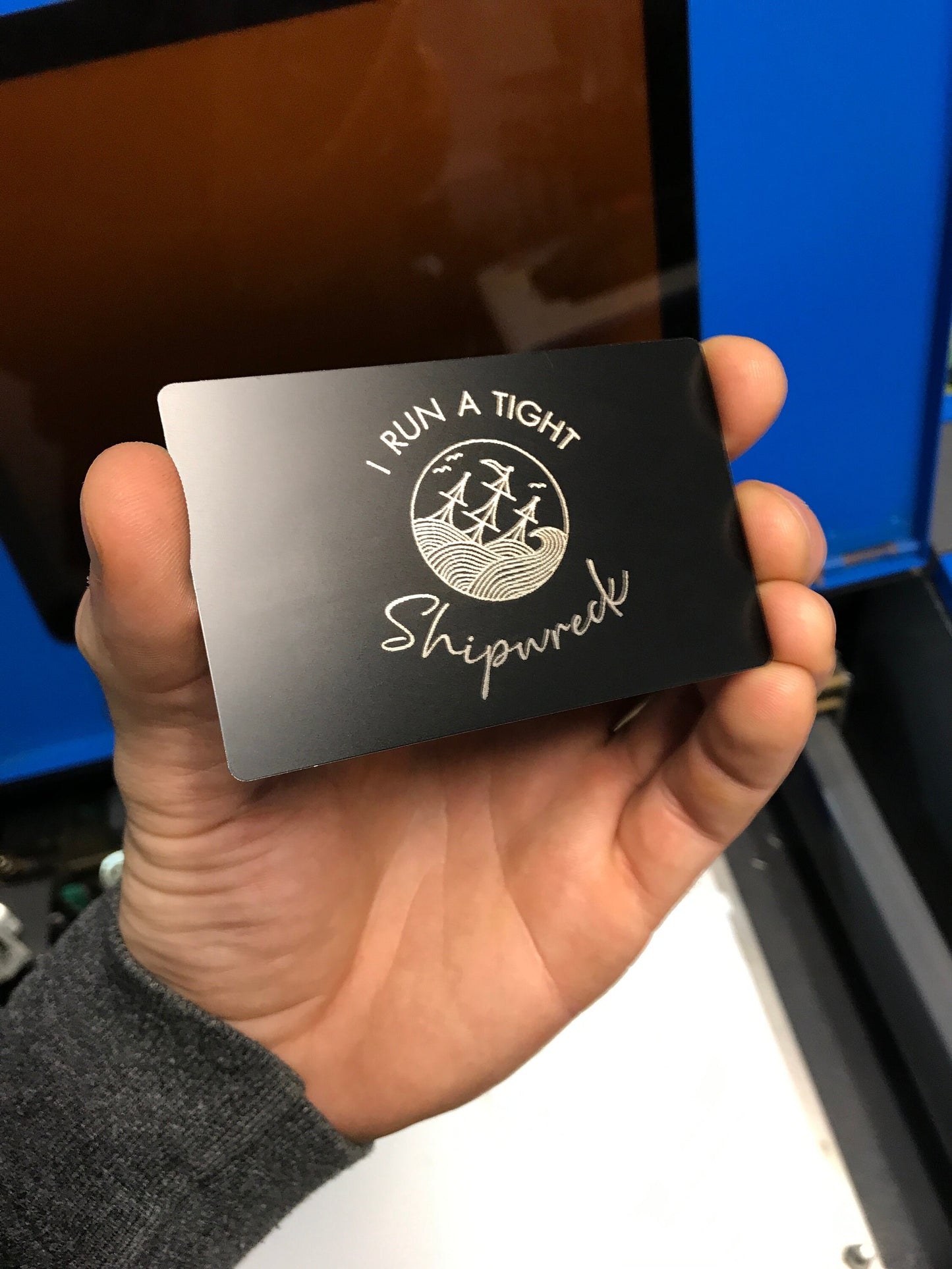 metal gift card